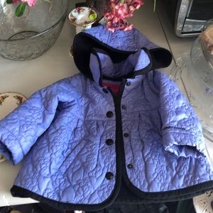 Baby London fog coat.